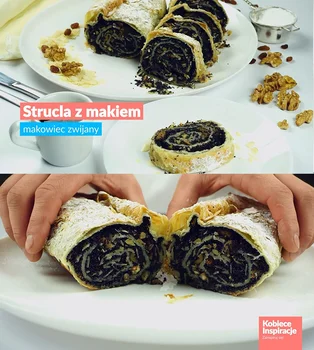 Strucla z makiem - zwijany makowiec