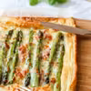 Tarta ze szparagami i boczkiem