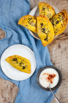 Pierożki z dynią i soczewicą