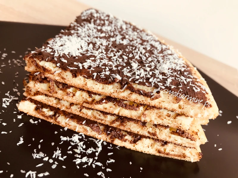 Placek kokosowy (bez cukru, bez glutenu, bez laktozy)