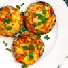 Pieczarki portobello faszerowane mielonym mięsem