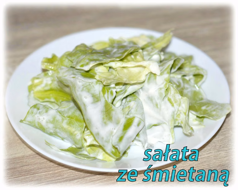 Sałata ze śmietaną