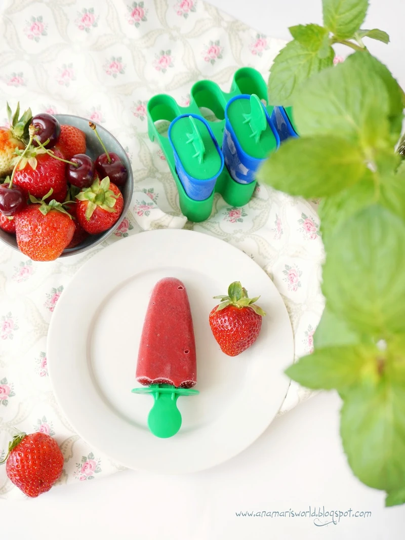 Lody, lody na ochłodę czyli jak z dżemu możemy zrobić sorbet truskawkowy