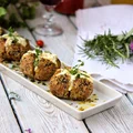 Pieczone ziemniaki aromatyzowane czarną truflą i sezamem
