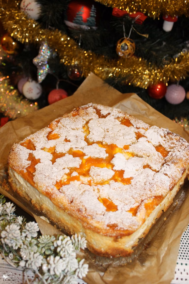 Sernik z mango (na kruchym cieście)