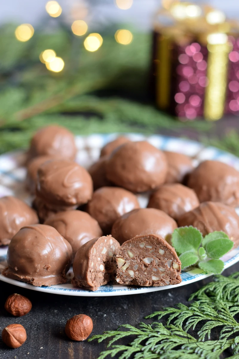 Pralinki a'la Ferrero Rocher