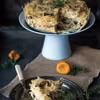 Tort makaronowy z grzybami