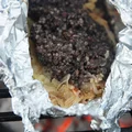 Kaszanka z kiszoną kapustą z grilla