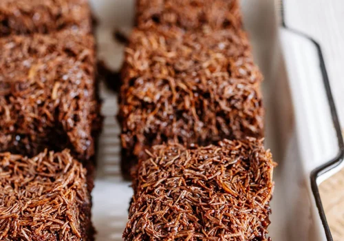 Ciasto brownie kadayif