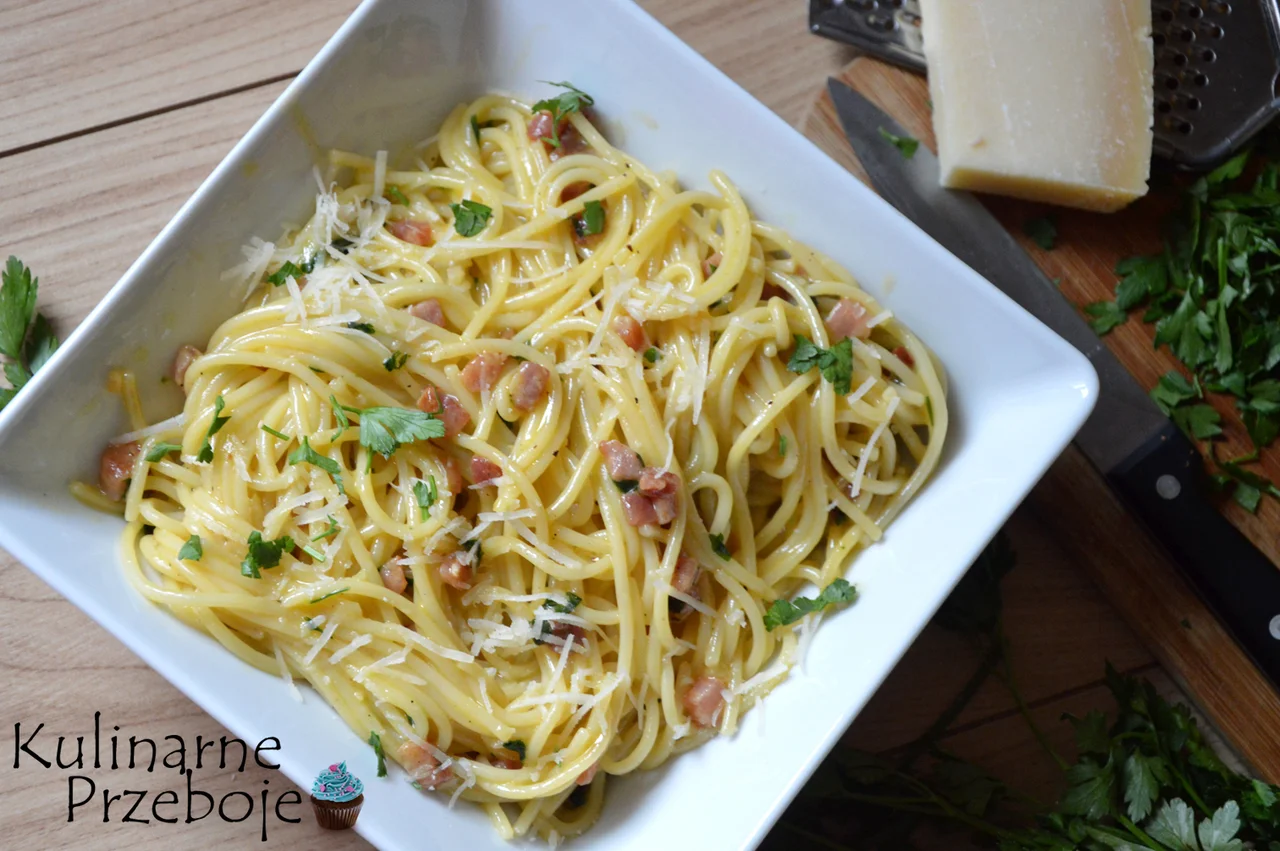 Spaghetti carbonara – oryginalny przepis
