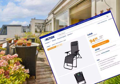 Klienci ruszyli do Action po leżaki! Świetny materiał na każdą pogodę i wygodna poduszka - oaza relaksu za 94 zł