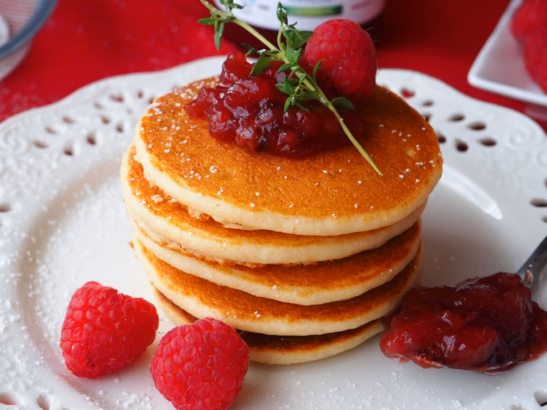 RYŻOWE PANCAKES NA MIODZIE
