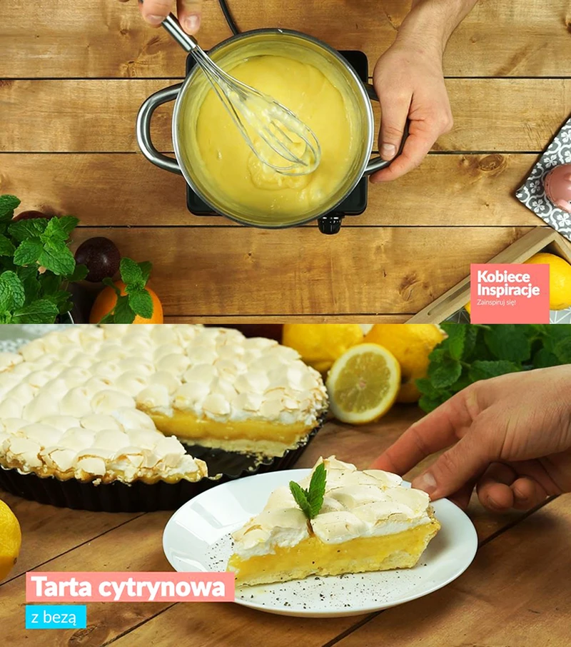 Tarta cytrynowa z bezą