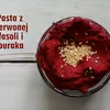Pasta z czerwonej fasoli i buraka