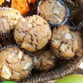 Miodowe muffiny z jabłkami