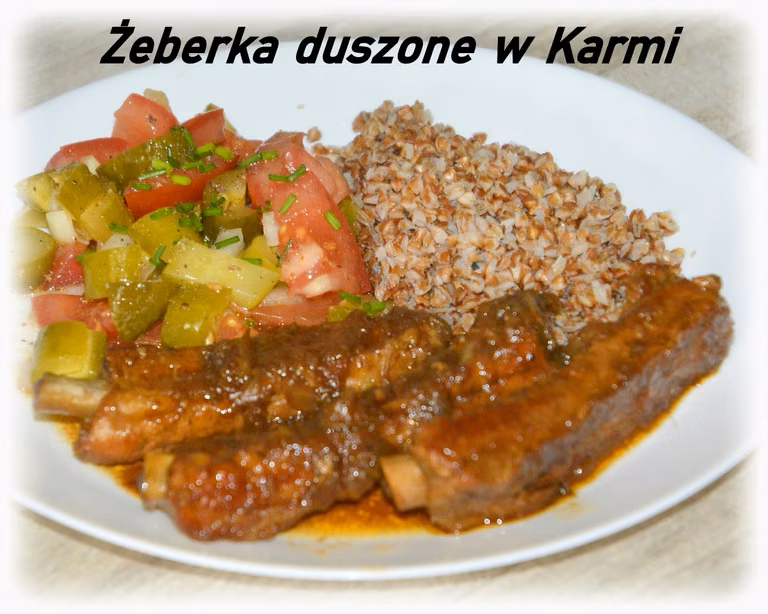 Żeberka duszone w Karmi