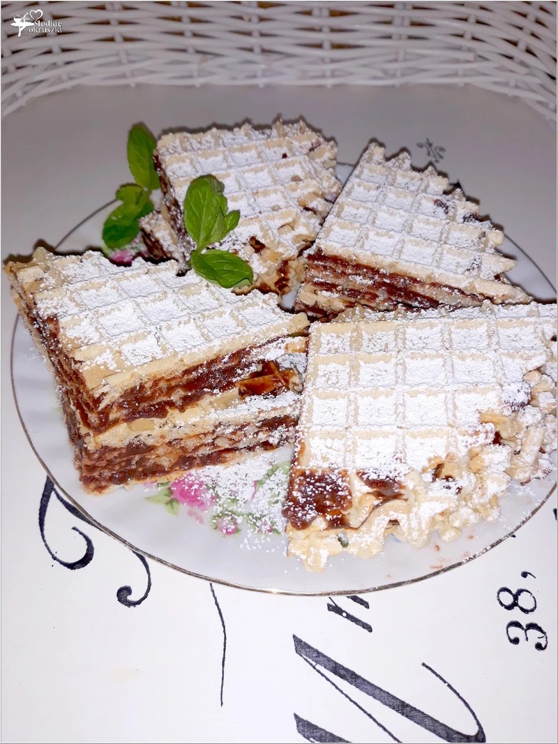 Kakaowe wafelki (z podpłomyków)
