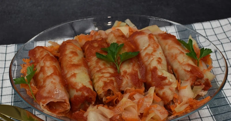 Mini gołąbki pieczone