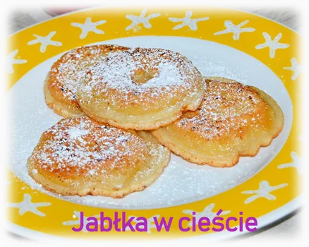 Jabłka smażone w cieście