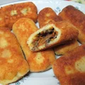 krokiety ziemniaczane z pieczarkami i marchewką, chrupiące, łatwe-farszynki +FILM