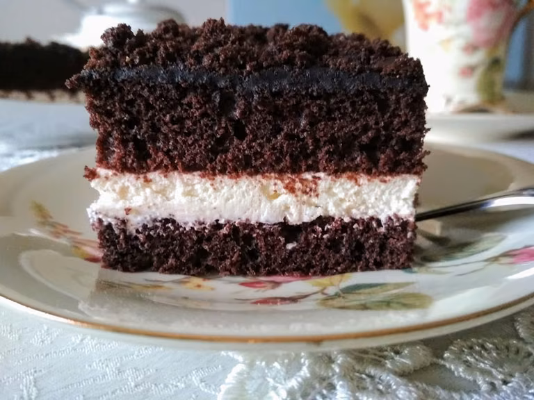 Ciasto z coca-colą i kremem mascarpone