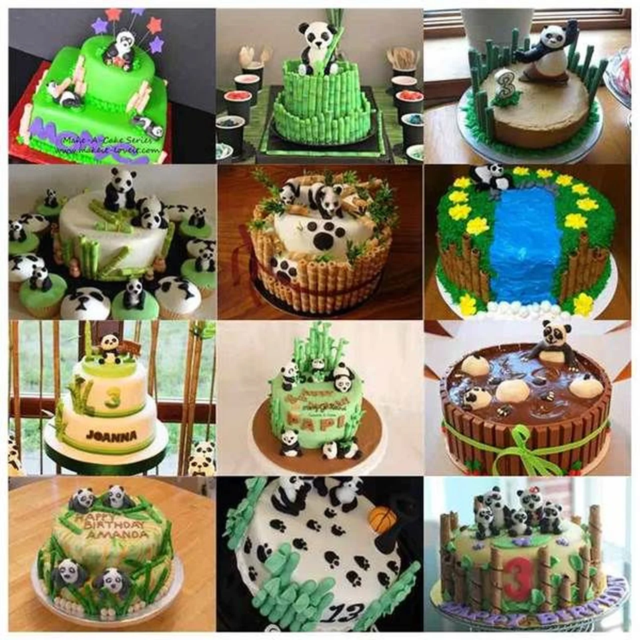 Pomysłowe torty z pandą