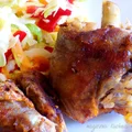 Pieczona golonka z indyka