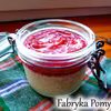Pudding z tapioki z musem malinowym