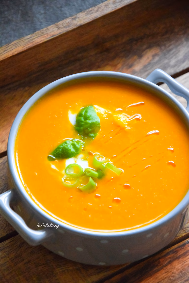 Zupa krem z pomidorów - szybka pomidorowa FIT