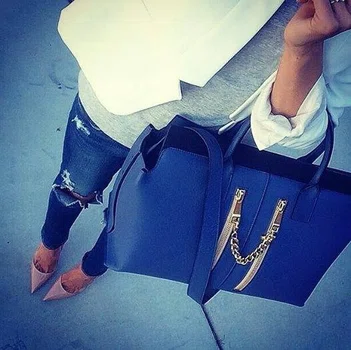 Elegancka torebka + jeansy