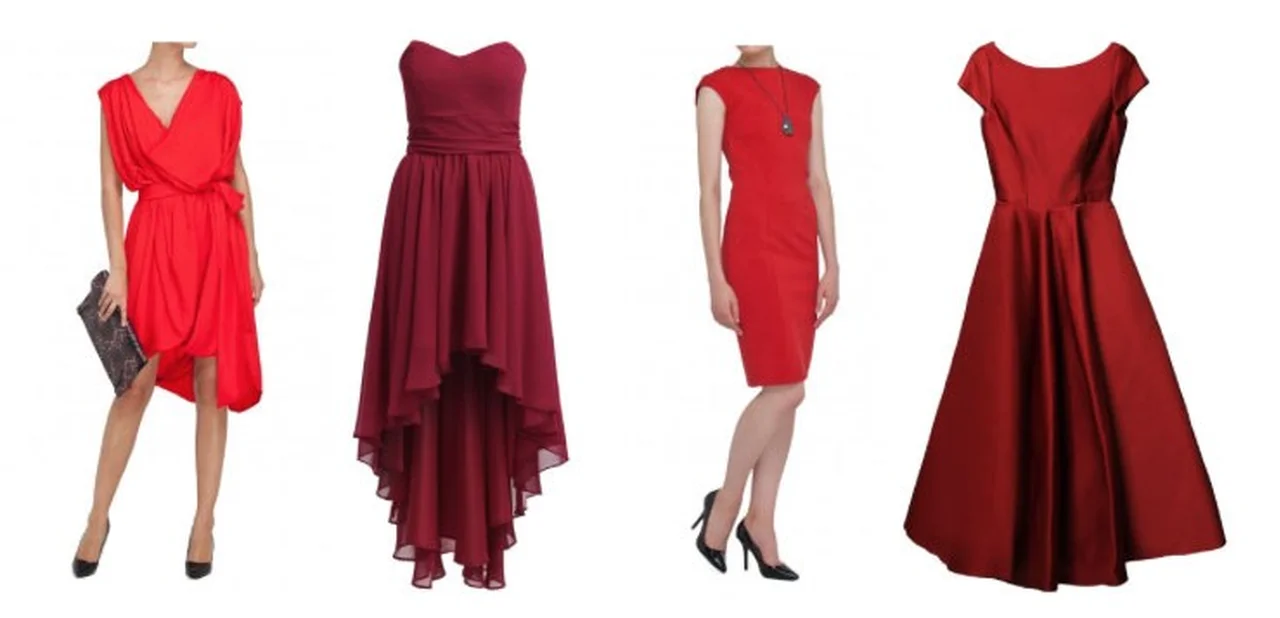 5 pomysłów na czerwoną sukienkę
