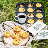 Pastéis de nata - portugalskie babeczki budyniowe z ciastem francuskim