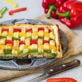 Tarta trójkolorowa szachownica