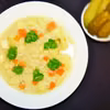 Zupa ogórkowa z brązowym ryżem