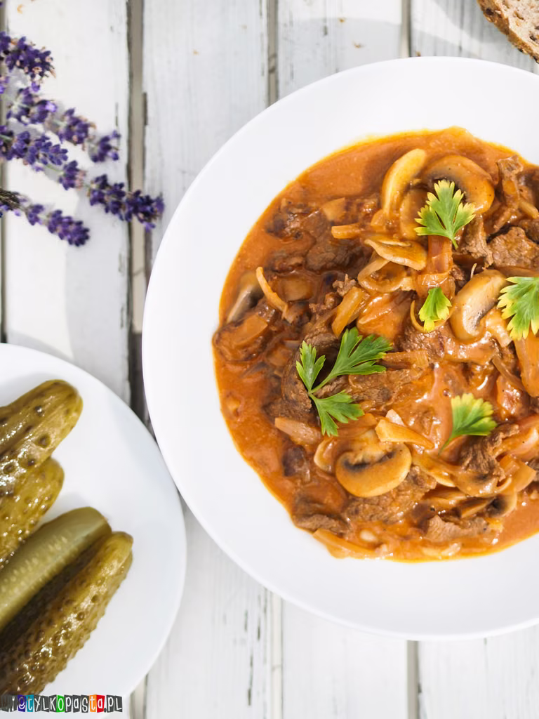 Boeuf Strogonow