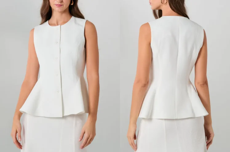 Zdjęcie Te kamizelki z Sinsay za 59 zł to hit na Komunie! Garniturowy krój i przeszycia robią robotę - super opcja zamiast sukienki #1