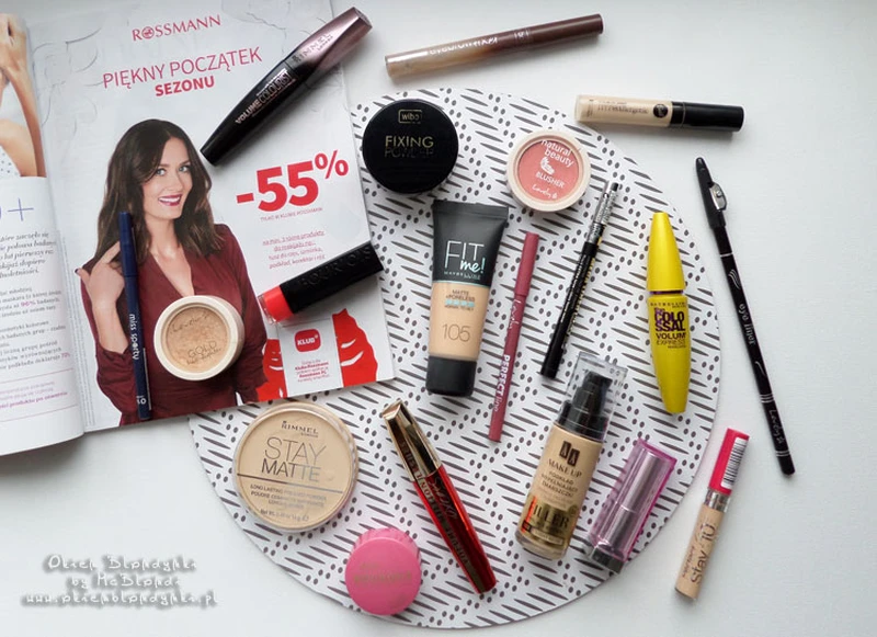 Co warto kupić w Rossmannie na promocji -55% na produkty do makijażu?