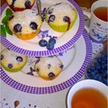 Babeczki w borówkowe kropeczki
