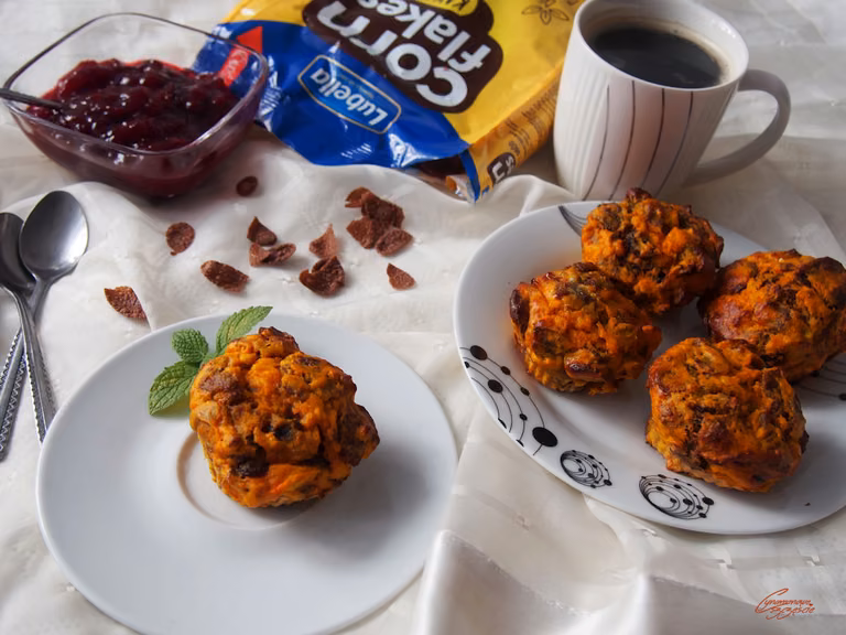 Śniadaniowe muffinki dyniowe