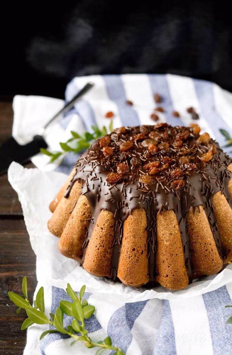 Babka mocno czekoladowa