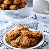 Ciasteczka mocy - owsiane z bakaliami (bez glutenu, wegańskie)