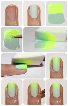 Ombre - manicure
