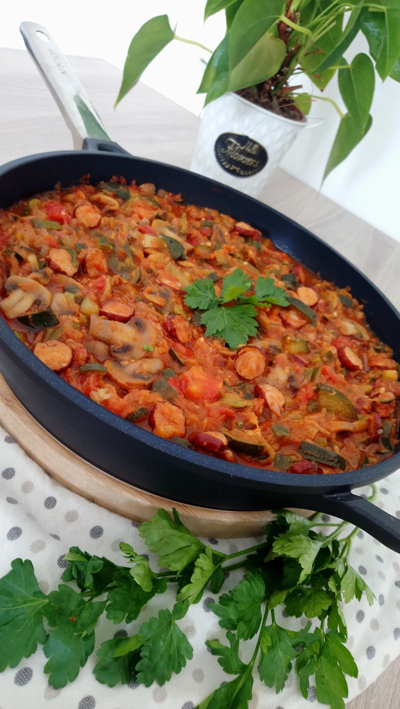 Bigos z cukinii