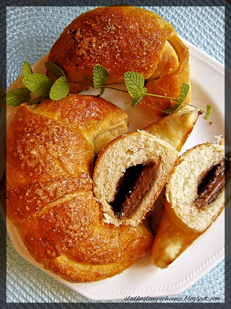 Rogaliki krucho-drożdżowe