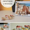 DIY Ramka na zdjęcie i świeczniki z wakacyjnych muszelek