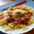 Spaghetti z boczkiem po swojsku