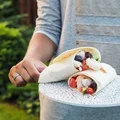 Tortille z krewetkami
