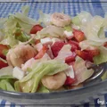 Sałatka z truskawkami i mozzarellą