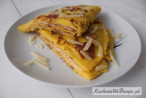 Omlet z szynką parmeńską