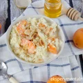 Kasza jaglana na mleku z amarantusem i morelami